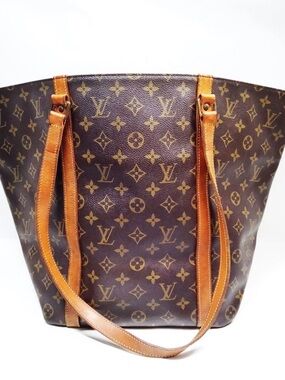 Louis Vuitton Brown Monogram Canvas Shopping Tote Bag